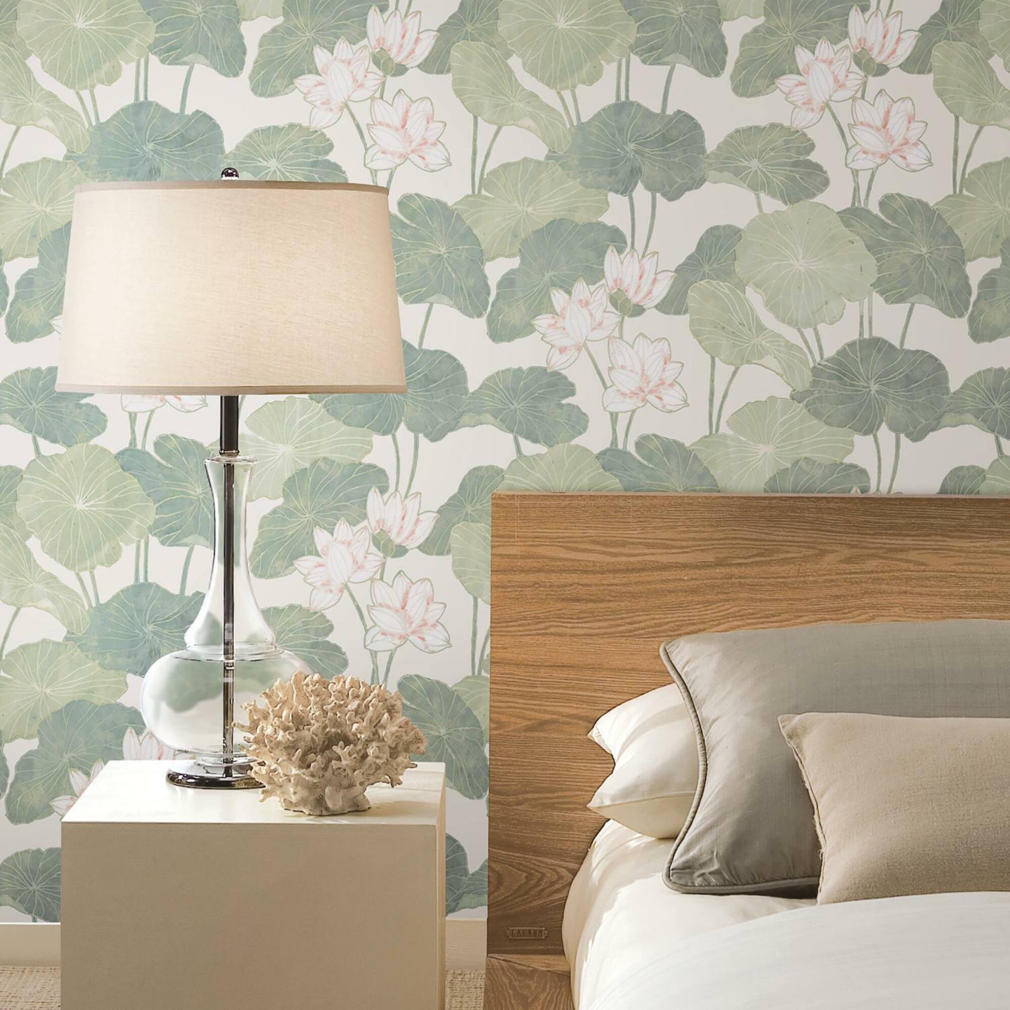 RoomMates Lily Pad Peel & Stick Wallpaper